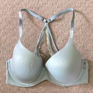 AERIE light blue racerback Sunnie bra, 34D.